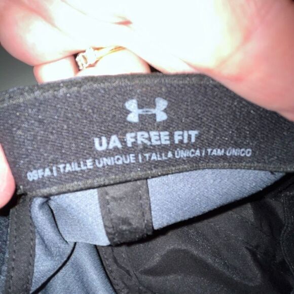 Under Armour dark gray & peach free fit hat - Picture 4 of 5